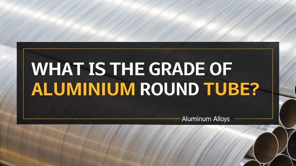 alt text: Sample pieces of aluminum tubes made from different grades like 6061, 6063, 3003, showing slight variations in finish or typical application context